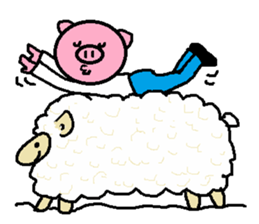 Ton-kun&Merry's sticker #3617784