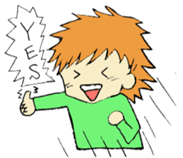 Asian boy sticker #3617866