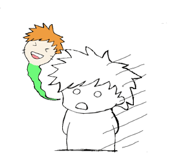 Asian boy sticker #3617874