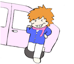 Asian boy sticker #3617878