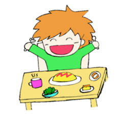 Asian boy sticker #3617897