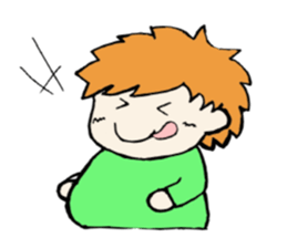 Asian boy sticker #3617898