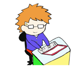 Asian boy sticker #3617905