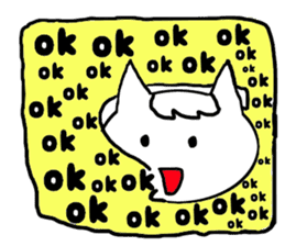 A cat talks sticker #3617907