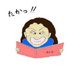 obachiyan  of  osaka sticker #3618259