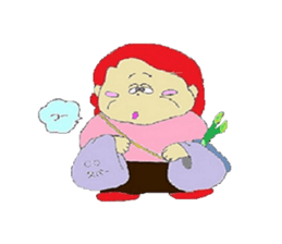 obachiyan  of  osaka sticker #3618262