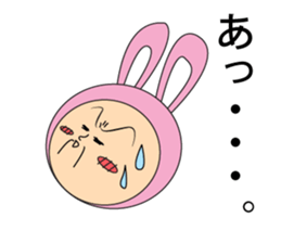 Rabbit old man sticker #3619140