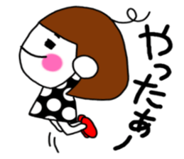 Her name is heeko. She is a pretty girl. sticker #3621677