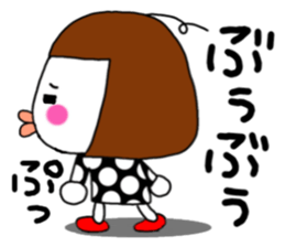 Her name is heeko. She is a pretty girl. sticker #3621687