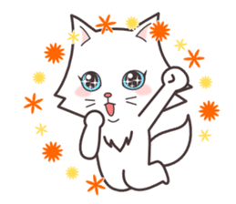 cute cat small snow(daily conversation) sticker #3621909