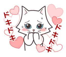 cute cat small snow(daily conversation) sticker #3621911