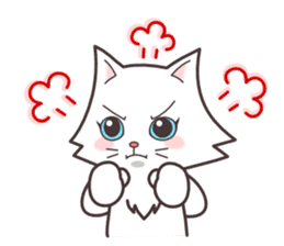 cute cat small snow(daily conversation) sticker #3621920