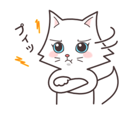 cute cat small snow(daily conversation) sticker #3621938