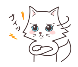 cute cat small snow(daily conversation) sticker #3621938