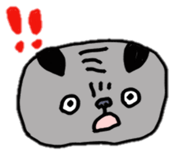 Bonds & Paris of the pug sticker #3622908