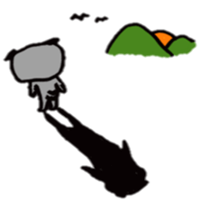 Bonds & Paris of the pug sticker #3622929