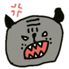 Bonds & Paris of the pug sticker #3622935