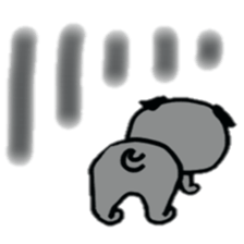 Bonds & Paris of the pug sticker #3622941