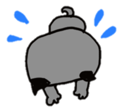 Bonds & Paris of the pug sticker #3622942