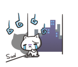 sweety cat sticker #3623076