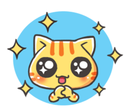 sweety cat sticker #3623092