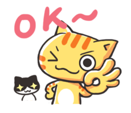 sweety cat sticker #3623100