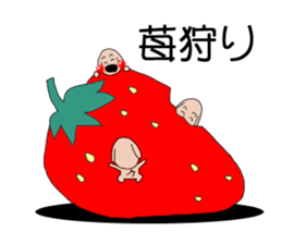 Red cheeks of dog Annual event sticker #3623193