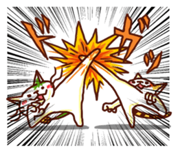 the pad of cat @ Kung Fu sticker #3623557