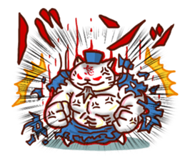 the pad of cat @ Kung Fu sticker #3623576