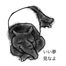 Pretty animal and Little strange animals sticker #3623746