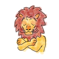 Pretty animal and Little strange animals sticker #3623750