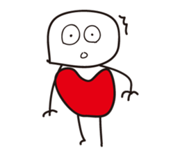 Corazon-kun like a Stick figure sticker #3624471