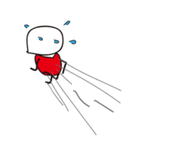 Corazon-kun like a Stick figure sticker #3624484