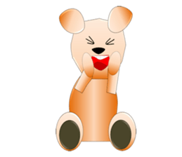 My loving dog of my home sticker #3625019