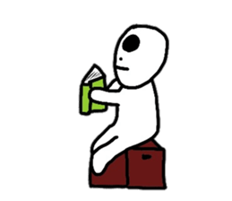 Spaceman's daily conversation sticker #3625185