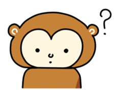 Monkey without the characteristic sticker #3625871