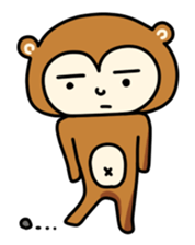 Monkey without the characteristic sticker #3625872