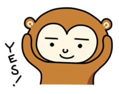 Monkey without the characteristic sticker #3625874