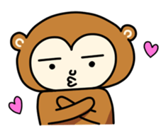 Monkey without the characteristic sticker #3625877