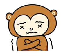 Monkey without the characteristic sticker #3625883