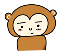 Monkey without the characteristic sticker #3625886