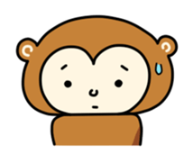 Monkey without the characteristic sticker #3625889