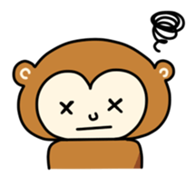 Monkey without the characteristic sticker #3625890