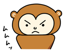 Monkey without the characteristic sticker #3625892