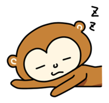 Monkey without the characteristic sticker #3625894