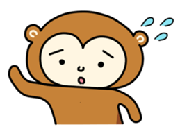 Monkey without the characteristic sticker #3625896