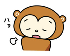 Monkey without the characteristic sticker #3625900
