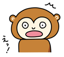 Monkey without the characteristic sticker #3625901