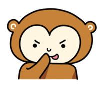 Monkey without the characteristic sticker #3625902