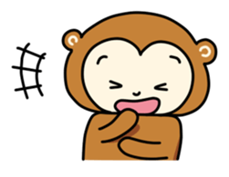 Monkey without the characteristic sticker #3625904